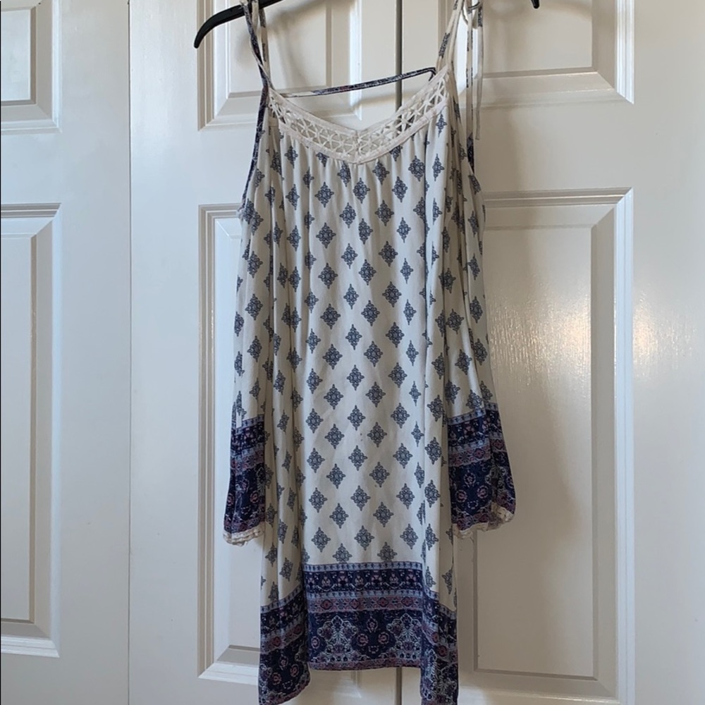 Flowy off the shoulder dress